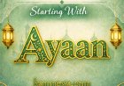 Ayaan Name Meaning in Islam