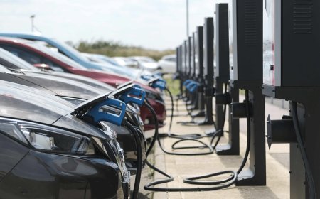 Video: UK's new charging station to charge hundreds of cars simultaneously