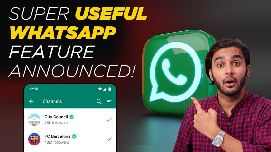 WhatsApp introduced a YouTube-style feature