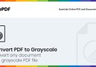 Convert PDF to Grayscale online