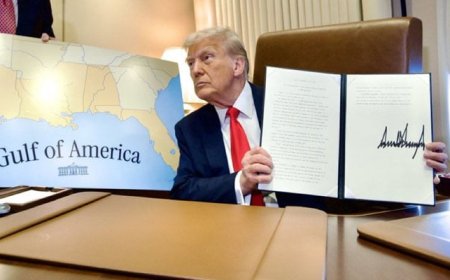 World President Trump officially named the Gulf of Mexico as the Gulf of America