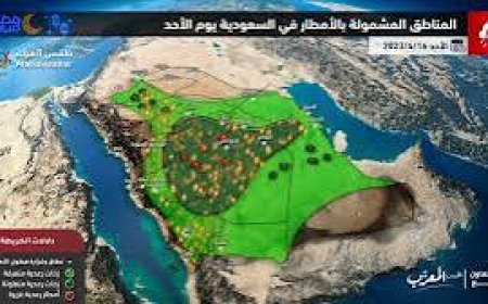 Saudi Arabia: Which regions will remain under the rain until Sunday?