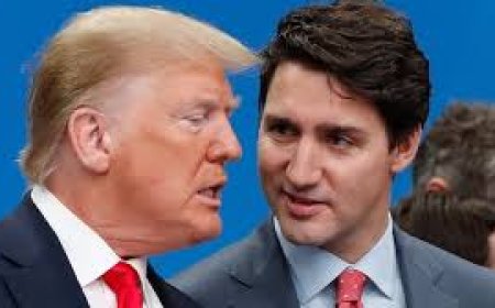 Donald Trump's reaction to Canadian Prime Minister Justin Trudeau's resignation