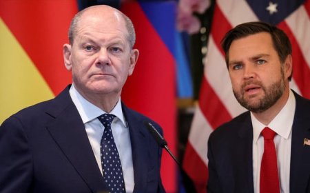 The German Chancellor's response to the US Vice President's statement that freedom of expression is under threat in Europe  Web Desk February 16, 2025