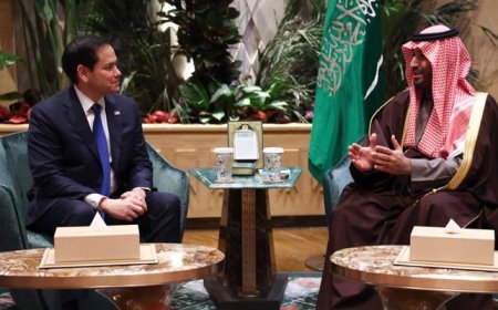 The meeting of the US Foreign Minister with the Saudi Crown Prince, discussing important issues