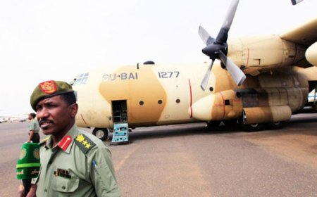 Military plane crashes near Sudan's capital Khartoum Web Desk
