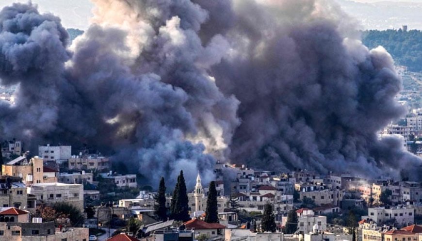 World Israel's military operation in the occupied West Bank, houses destroyed by explosions in the refugee camp