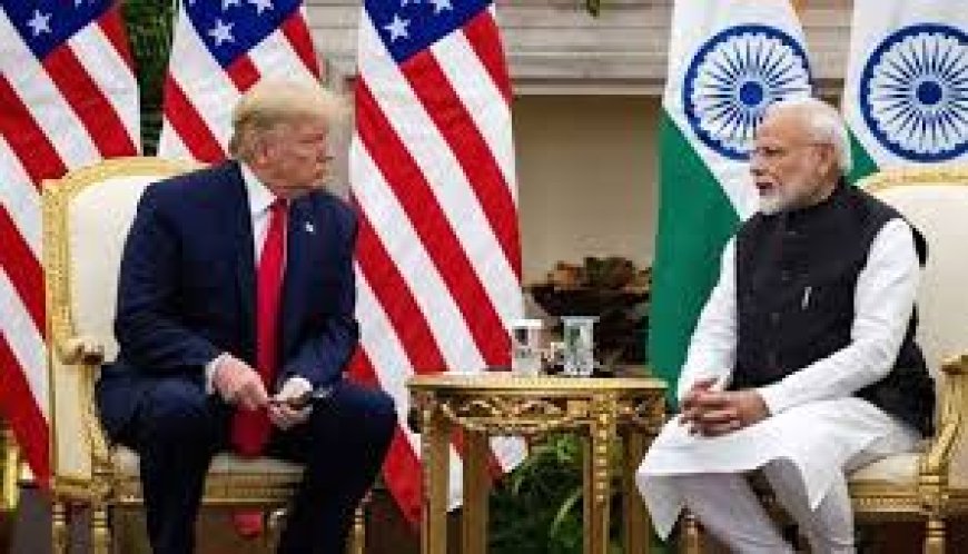 Dunya Modi's telephonic contact with Trump reiterated his commitment to work together for global peace and prosperity