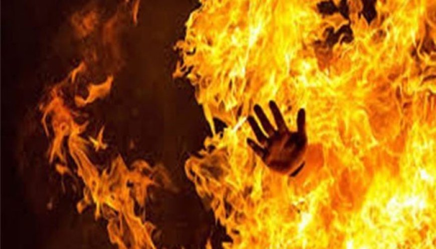 Dunya Bharat: Why scolded for stealing money?  The 14-year-old son allegedly burned the father alive