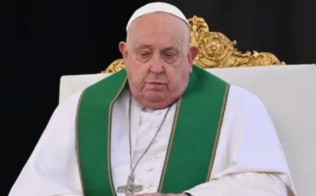 A slight improvement in the health of Pope Francis, the religious leader of Catholic Christians