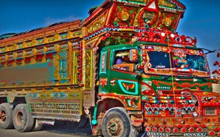 Truck, pure opium and two Pakistani personalities