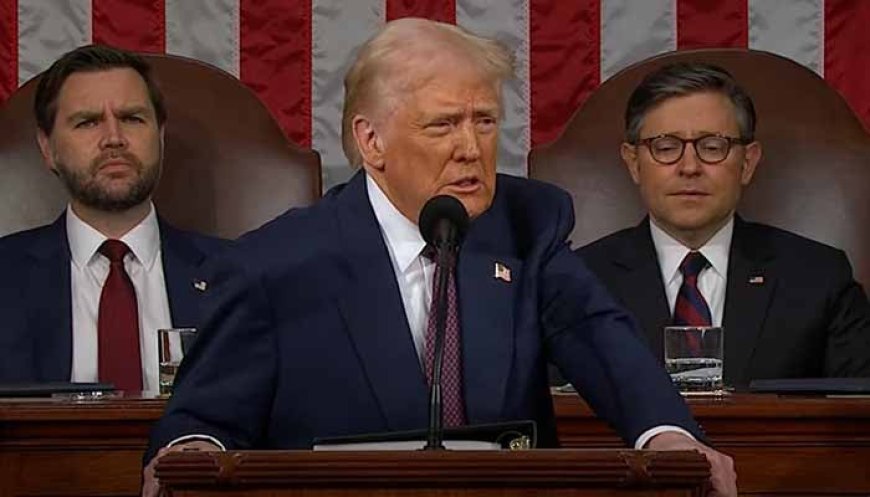 The country that imposes taxes on America, we will impose retaliatory taxes', Trump's first address to Congress