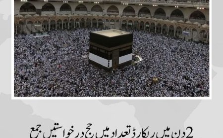 گزشتہ سال کی نسبت اس بار پہلے 2 دن میں ریکارڈ تعداد میں حج درخواستیں جمع