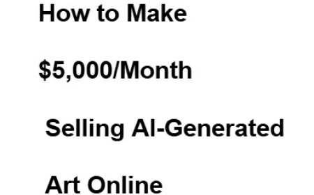 How to Make $5,000/Month Selling AI-Generated Art Online