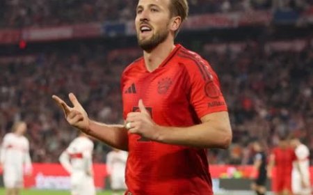 Harry Kane wins first major trophy as Bayern Munich clinch Bundesliga