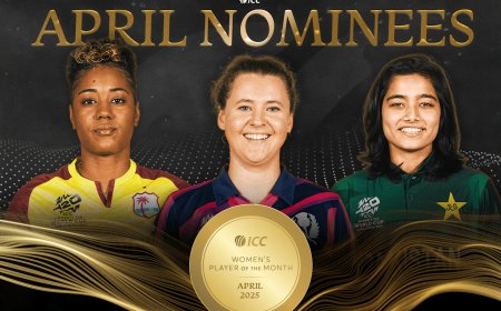 ICC Women’s Player of the Month shortlist for April 2025 unveiled