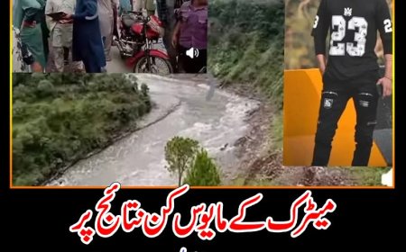 میٹرک کے مایوس کن نتائج پر دو بھائیوں نے دریائے جہلم میں چھلانگ لگادی