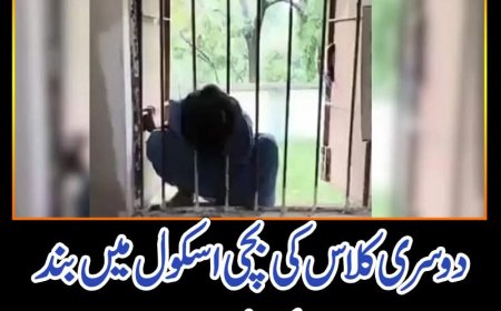 دوسری کلاس کی بچی اسکول میں بند، پوری رات سر کھڑکی میں پھنسا رہا